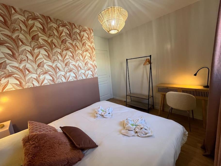 Dahlia, Appt Cosy Avec Parking Et Balcon Appartement Caen Buitenkant foto