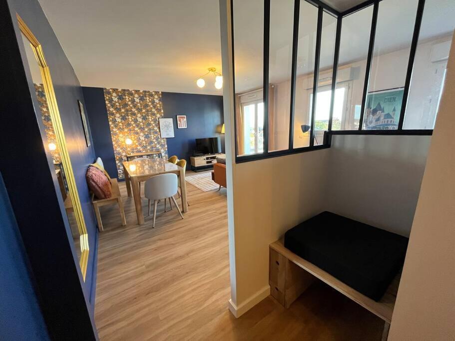 Dahlia, Appt Cosy Avec Parking Et Balcon Appartement Caen Buitenkant foto