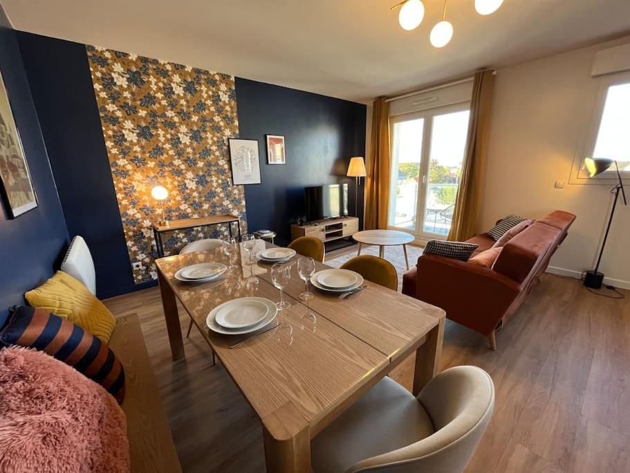 Dahlia, Appt Cosy Avec Parking Et Balcon Appartement Caen Buitenkant foto