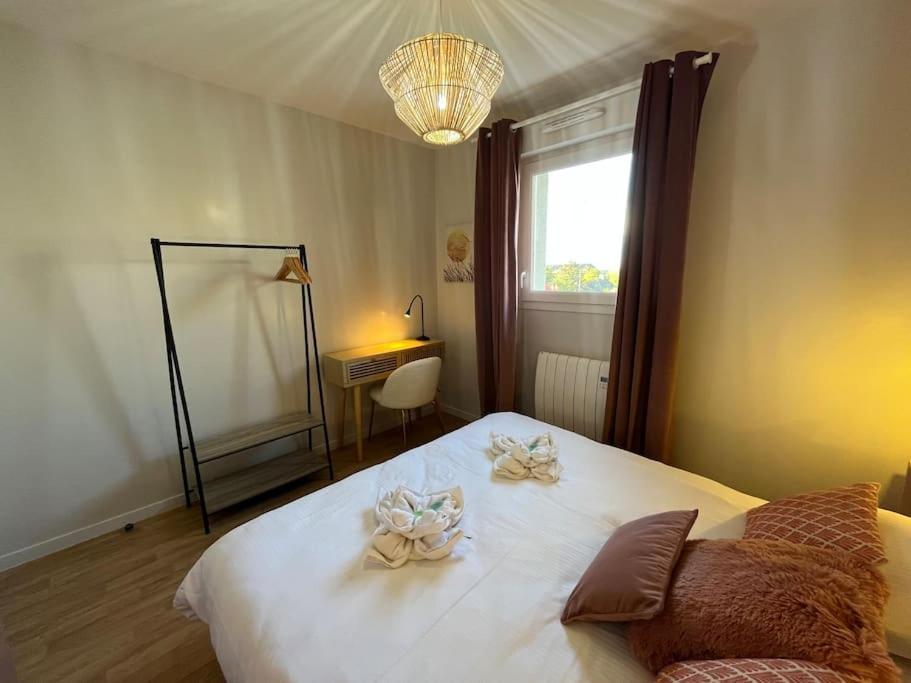 Dahlia, Appt Cosy Avec Parking Et Balcon Appartement Caen Buitenkant foto
