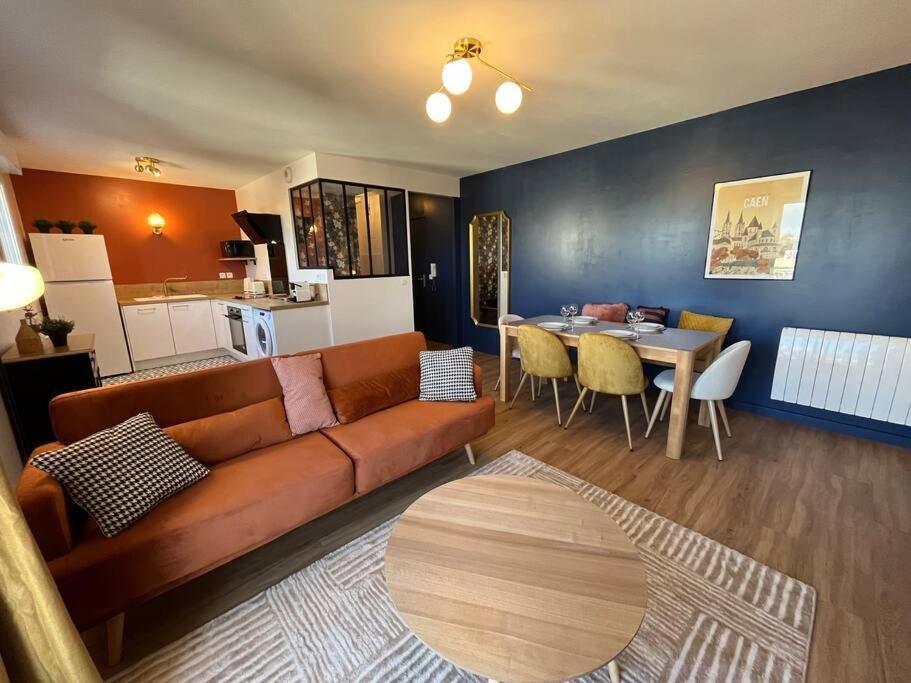 Dahlia, Appt Cosy Avec Parking Et Balcon Appartement Caen Buitenkant foto